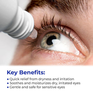 Eye Drops for Dry Eyes Gentle Therapy for Irritated Dry Itchy Sensitive Eyes Rieworkes