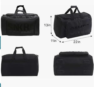 Sneaker Duffel Travel Bag for Men Shoe Bags for Travel Sneaker Bag Basketball Outdoor Sports Gym Bag Travel shoe bag With 3 Adjustable Compartment Dividers Travel Shoe Bags Rieworkes