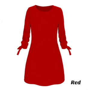 Elegant Summer Solid Color Dress Rieworkes