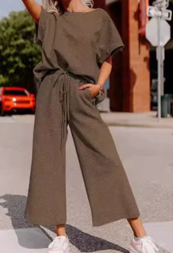 Women's Fashion 2-Piece Casual Set (One Set) Mimarta