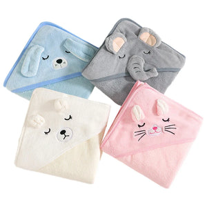 Cartoon Animal Baby Bath Towels Rieworkes