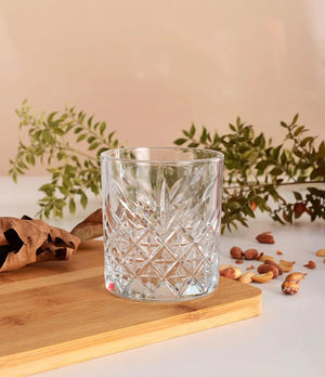 Paşabahçe 52790 Timeless 4 Pieces Whiskey and Water Glasses, 345 cc Rieworkes
