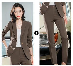 Women's Stylish Suit Set for Work - Korean Fashion Mimarta