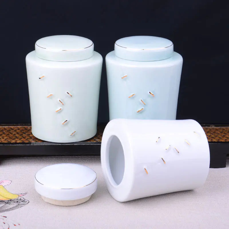 Ceramic Tea Canister for Home Furniture Mimarta