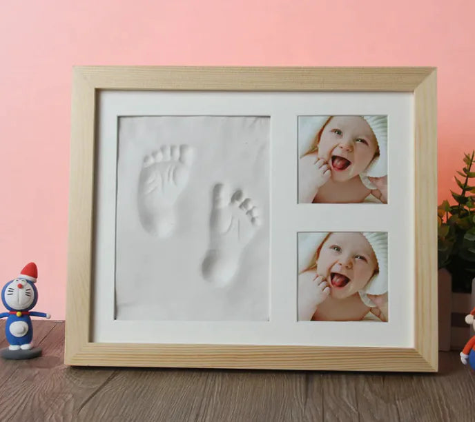 Baby Hand &amp; Foot Print Photo Frame Rieworkes