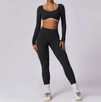Colorful Beauty Back Yoga set Rieworkes