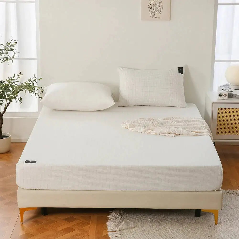 Cotton Bed Fitted Sheet With Elastic Bands Rieworkes