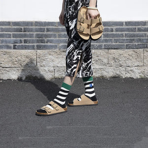 Flat Non-slip Cork Slippers For Men And Women Rieworkes