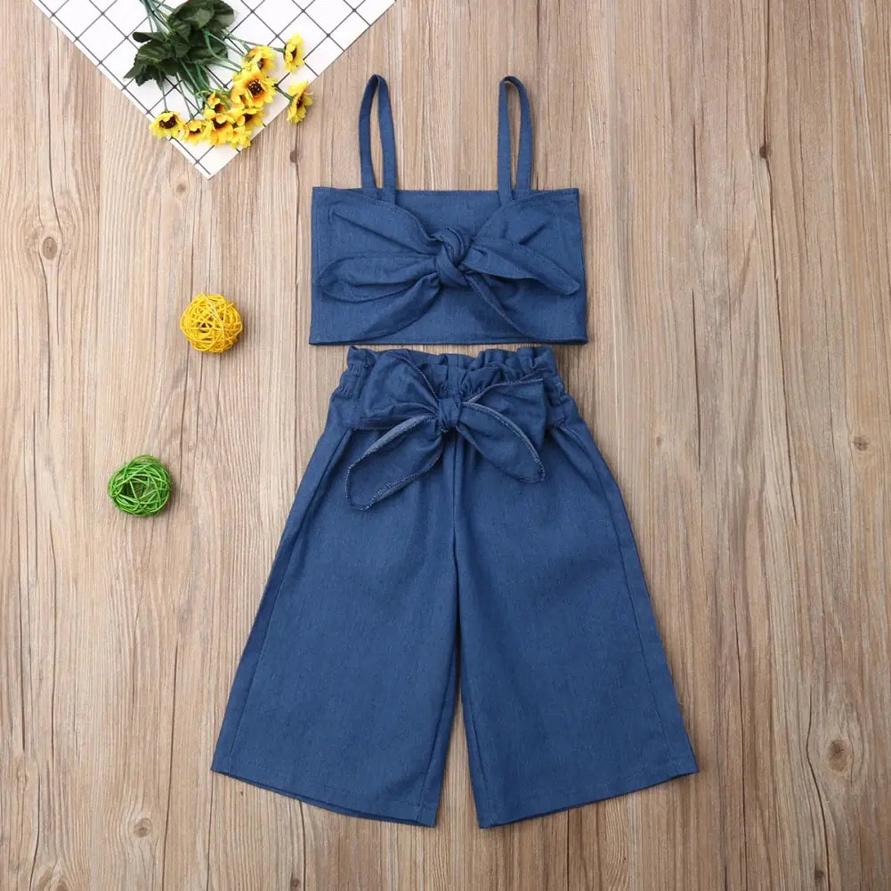 Denim Women's Shirt Set (Shirt Outfit) Mimarta