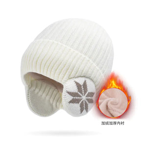 Winter Knit Beanie with Ear Protection for Men and Women Mimarta