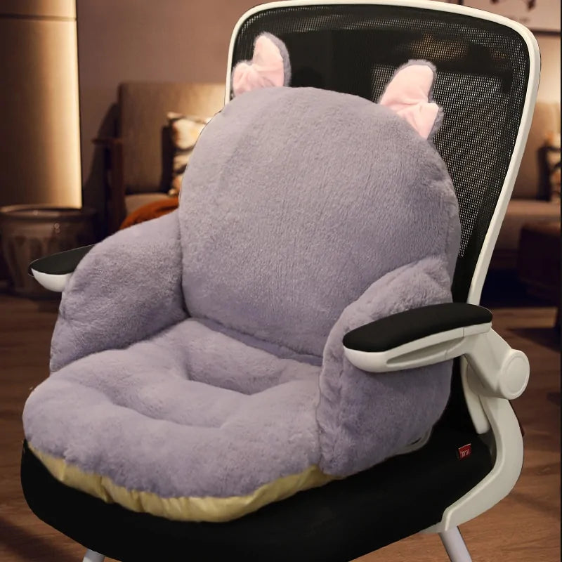 One-piece Chair Cushion: Office/Home Seat Support &amp; Backrest Rieworkes