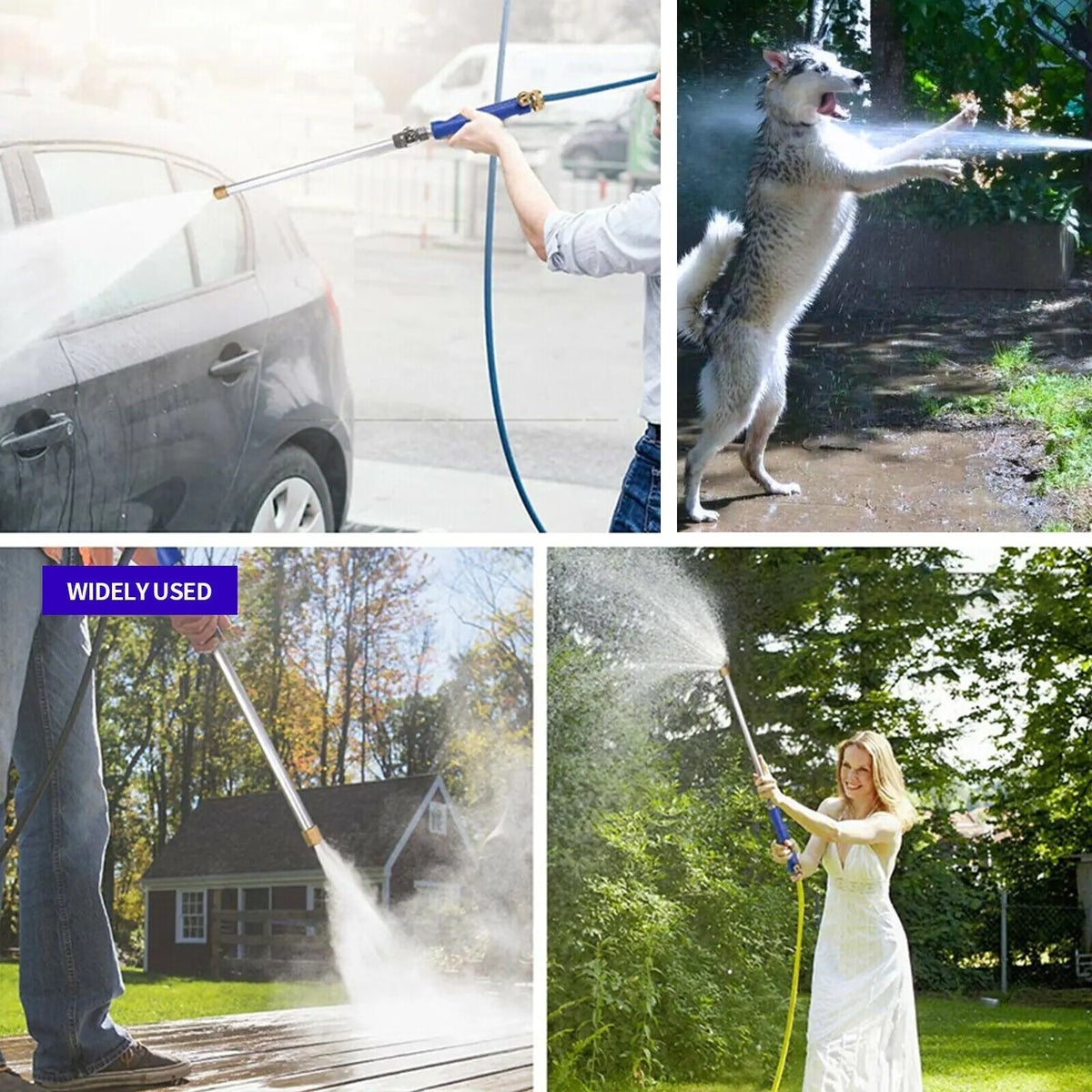 High Pressure Power Washer Water Spray Gun Nozzle Wand Attachment Garden Hose Rieworkes