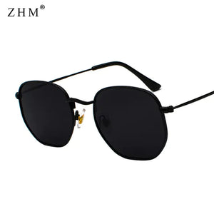 Luxury Sunglasses Classic Square Metal Frame Rieworkes