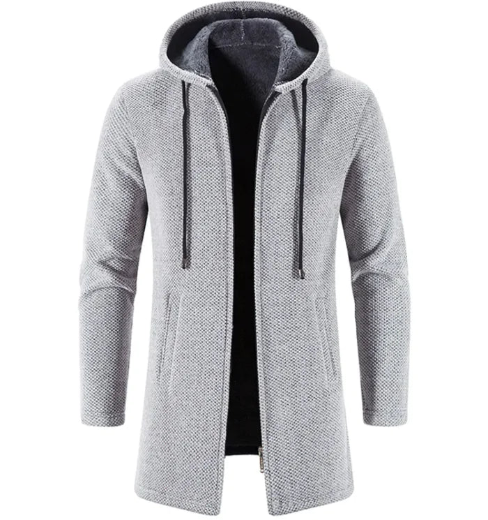 Men's All-Season Fleece-Lined Trend Cardigan – Versatile and Stylish Rieworkes