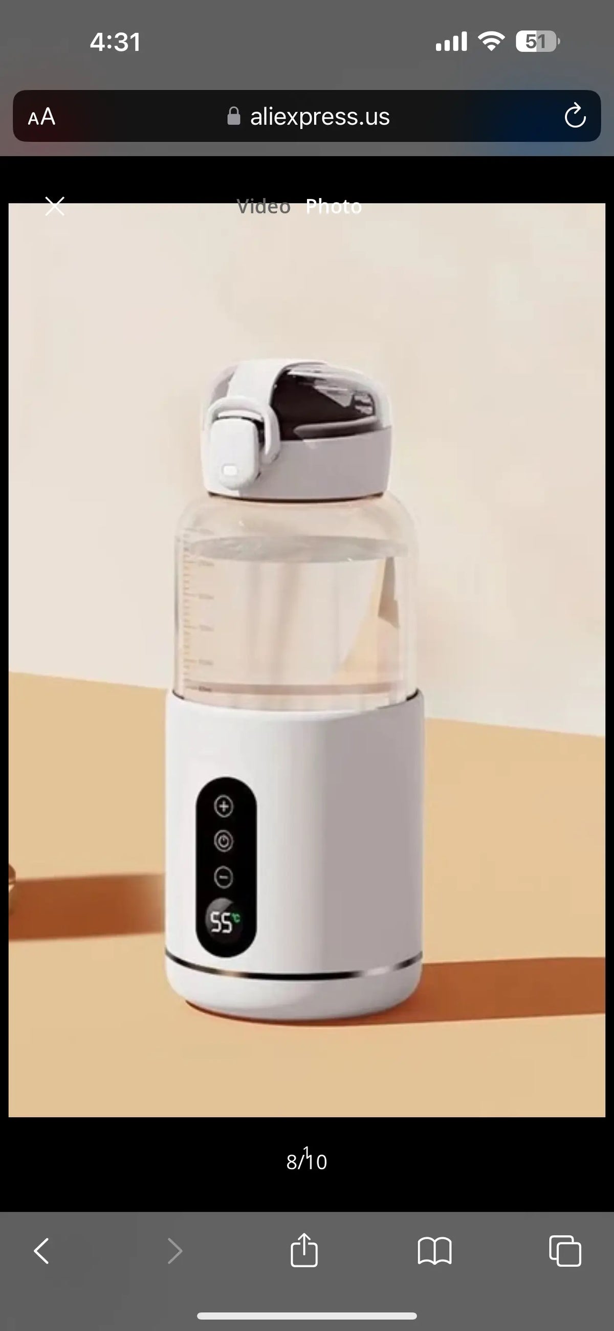 Mommyyyyy's!!
Look at This!! Baby Water Bottle Travel Lightweight with LCD Display Rieworkes