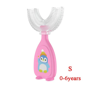 New Hot Children Smart 360 Degree U Shape Manual Toothbrush Rieworkes