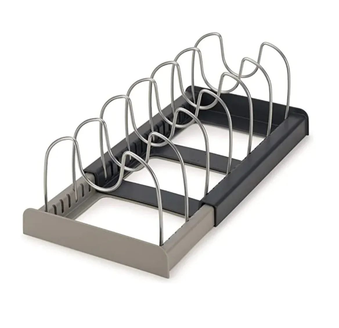 Stainless Steel Adjustable Pot Lid Rack Rieworkes
