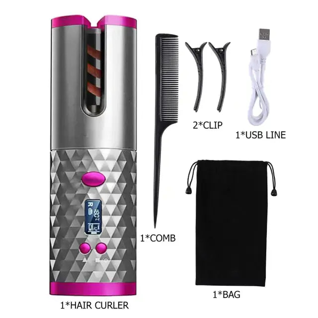 Wireless Hair Curler Rieworkes