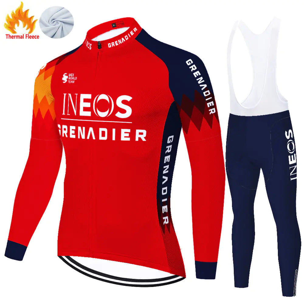 GRENADIER Winter Thermal Fleece Cycling Clothing for Men Mimarta