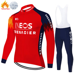 GRENADIER Winter Thermal Fleece Cycling Clothing for Men Mimarta