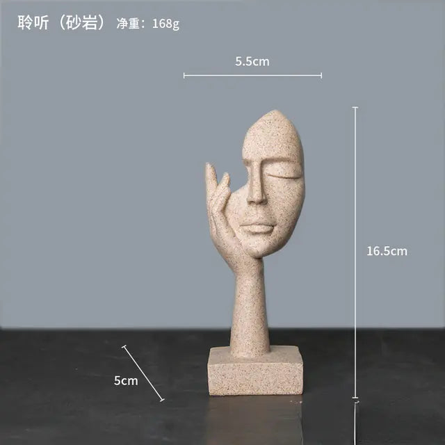 Abstract Character Statue - Nordic Luxury Desktop Decor Mimarta