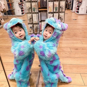 Cute Animal Baby Jumpsuit With Hooded Zipper Mimarta