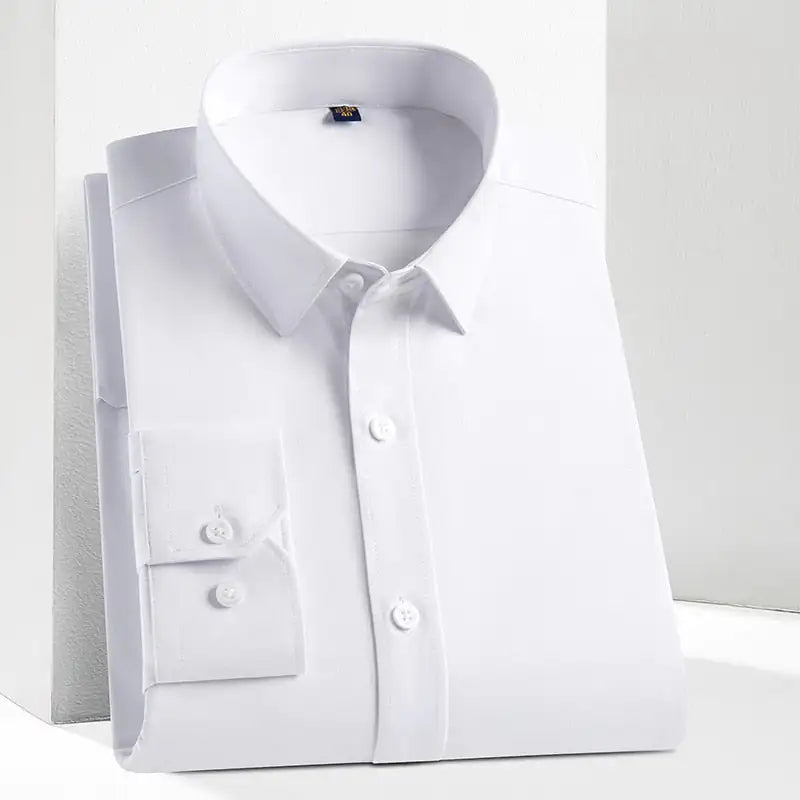 Oil Stain Proof Waterproof Hydrophobic Men Short Sleeve Business White Shirt Rieworkes