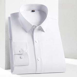 Oil Stain Proof Waterproof Hydrophobic Men Short Sleeve Business White Shirt Rieworkes