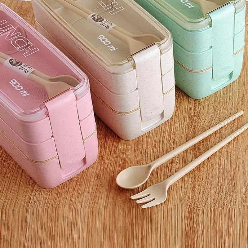 Wheat Straw Lunch Box Container Rieworkes