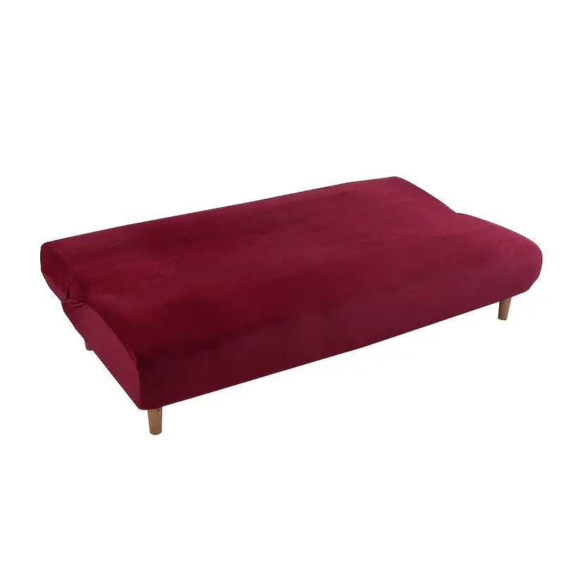Armless Stretch Sofa Bed Cover for 3 Seater Couch Mimarta