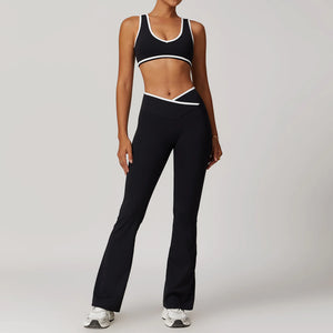 Cross High Top Sports Suit Female Fitness Yoga Wear Rieworkes
