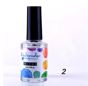 Watercolor Nail Ink Rieworkes