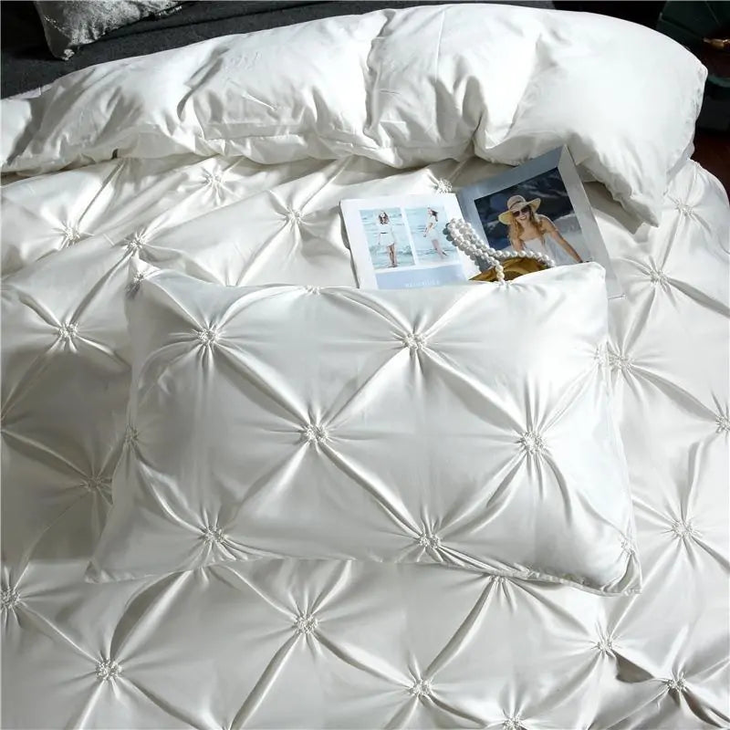 Luxury Silk Bedding Set Rieworkes