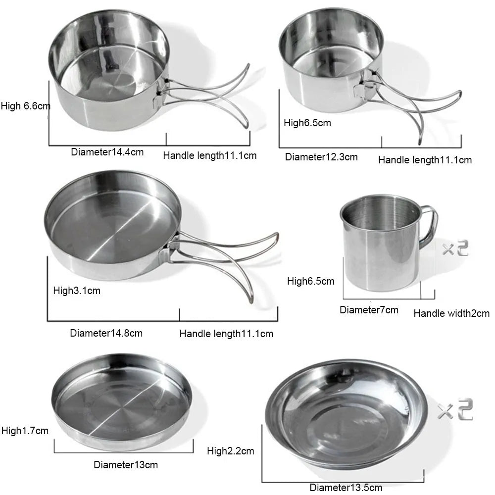 Stainless Steel Cooking Set Rieworkes