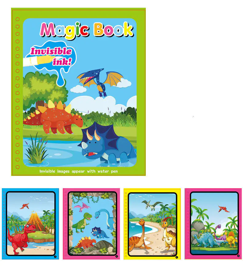 Children's Magic Water Painting Book Coloring And Coloring Book Rieworkes