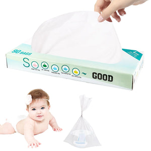 Odor Sealing Disposable Bags for Pet Waste Diapers Ostomy bags or any Sanitary Product Leak Proof Odor Blocking Bags Dog Poop Waste Bags Durable and Unscented (White L-90) Mimarta