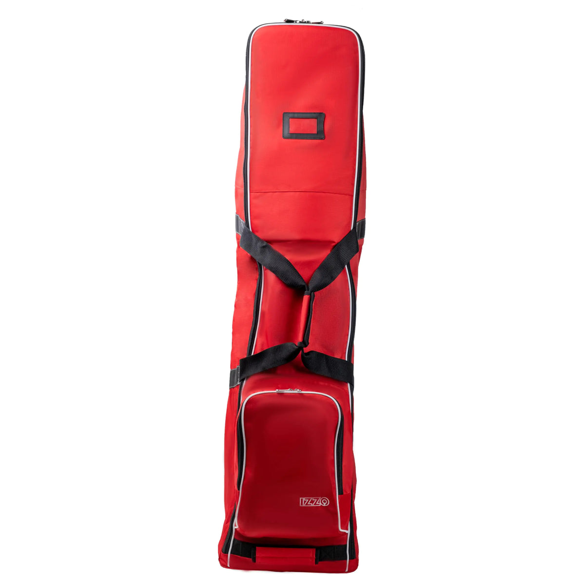 Izzo Golf Travel Bag - Golf Club Travel Cover Case Deluxe (Red/White) Mimarta