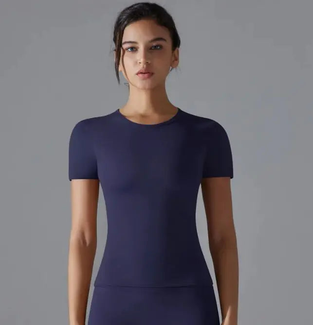 Women's Solid Color Sport T-Shirt Mimarta
