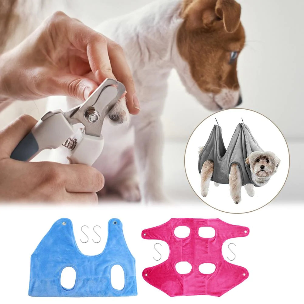 Portable Pet Dog Cat Grooming Hanging Hammock Harness Breathable Groom Helper US Mimarta