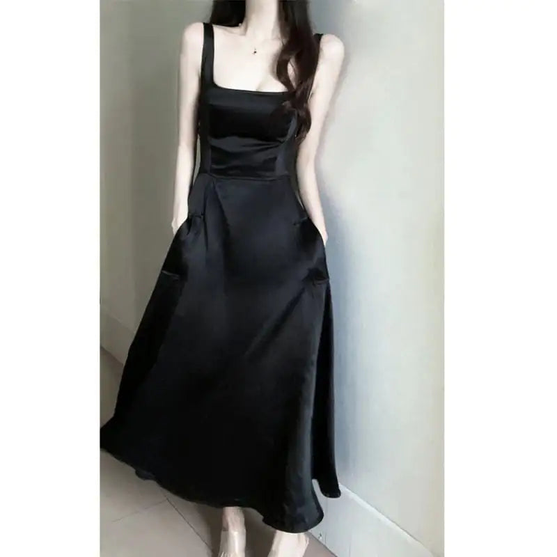 Women's Tank Top Art Sense Suspender Dress Mimarta