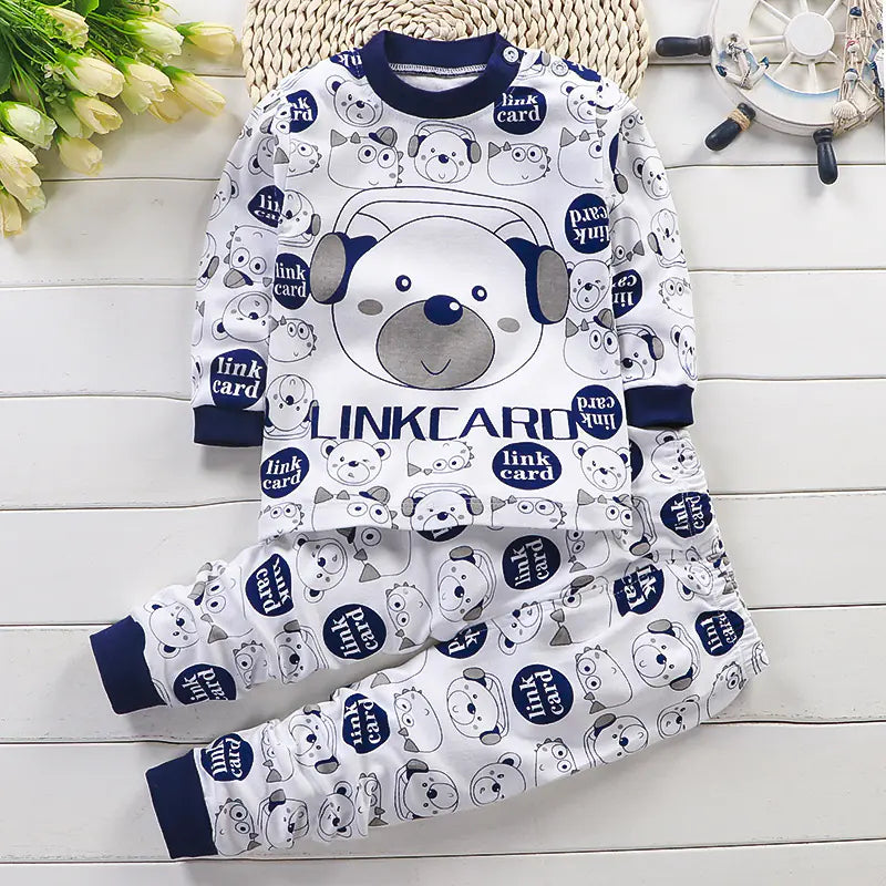Boys' Cotton Autumn Winter Underwear Set (Wholesale) Mimarta
