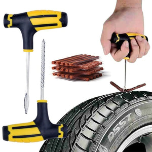68pc Tire Repair Kit DIY Flat Tire Repair Car Truck Motorcycle Home Plug Patch Rieworkes