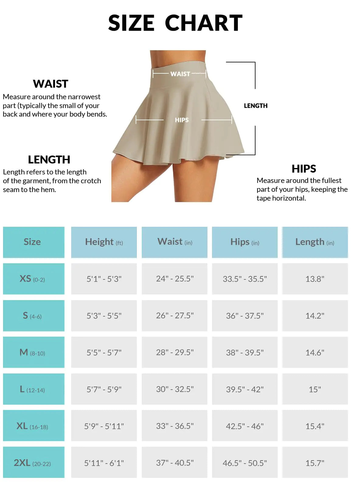 BALEAF Women's Tennis Skirts High Waisted Tummy Control Pleated Golf Skorts for Woman with Shorts Pockets Inner Pockets Large Khaki Rieworkes