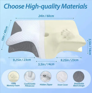 Cervical Memory Foam Pillow Rieworkes