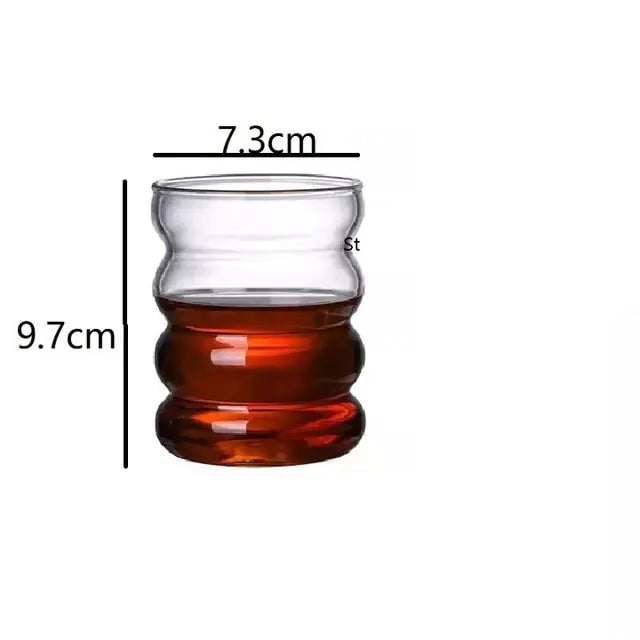 Wave Shape Glass Cup Rieworkes