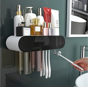 Convenient Toothbrush and Cosmetics Organizer Rieworkes