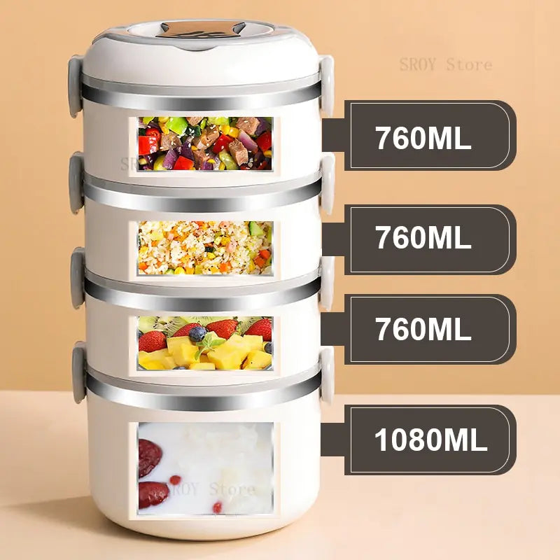 Multi-Layer Stainless Steel Lunch Box Rieworkes
