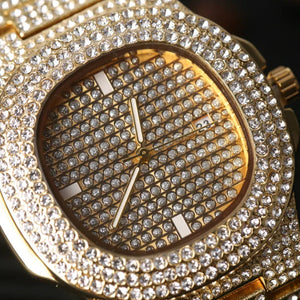 Luxury Hip Hop Diamond Cross Jewelry Combo Set Rieworkes