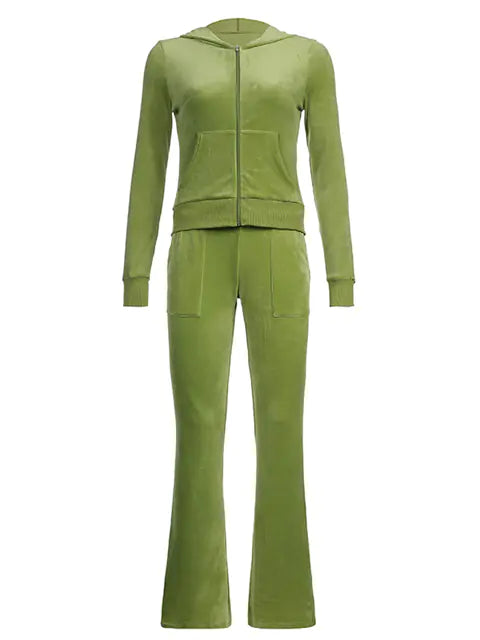 Casual Velvet Winter Jacket for Women with Hood Mimarta
