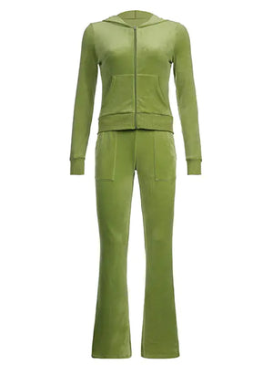 Casual Velvet Winter Jacket for Women with Hood Mimarta